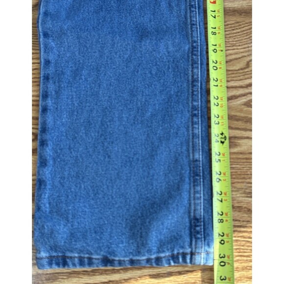 George Mens Straight Leg Jeans Mid Wash Regular Fit Denim 34x32 Fast Ship - Picture 3 of 4